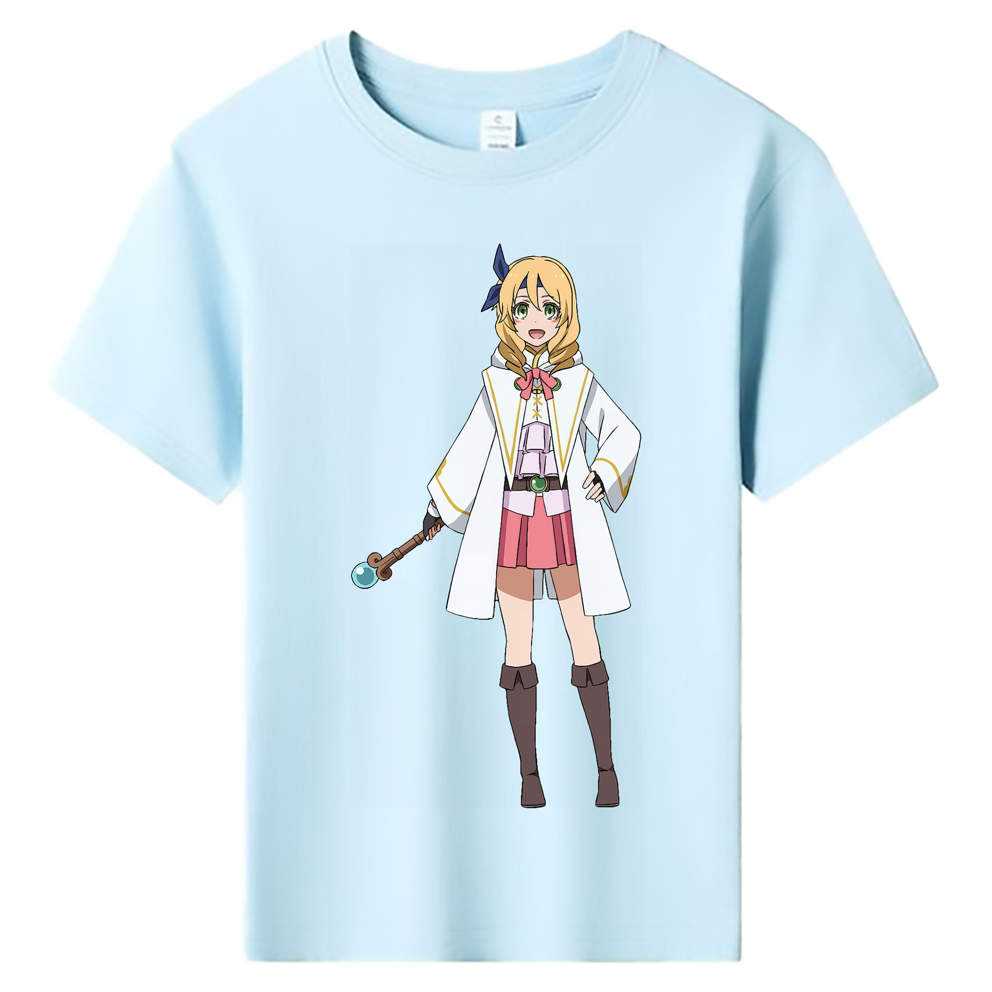 （画像用） 転スラ Regarding Reincarnated to Slime 綿100％キッズTシャツ（フロントプリント）